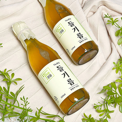 100% 통깨 저온 압착 참기름 350ml (수입산 통깨)